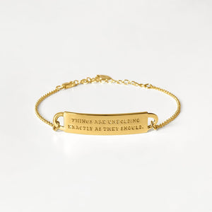 Engraved Fortune Bracelet: